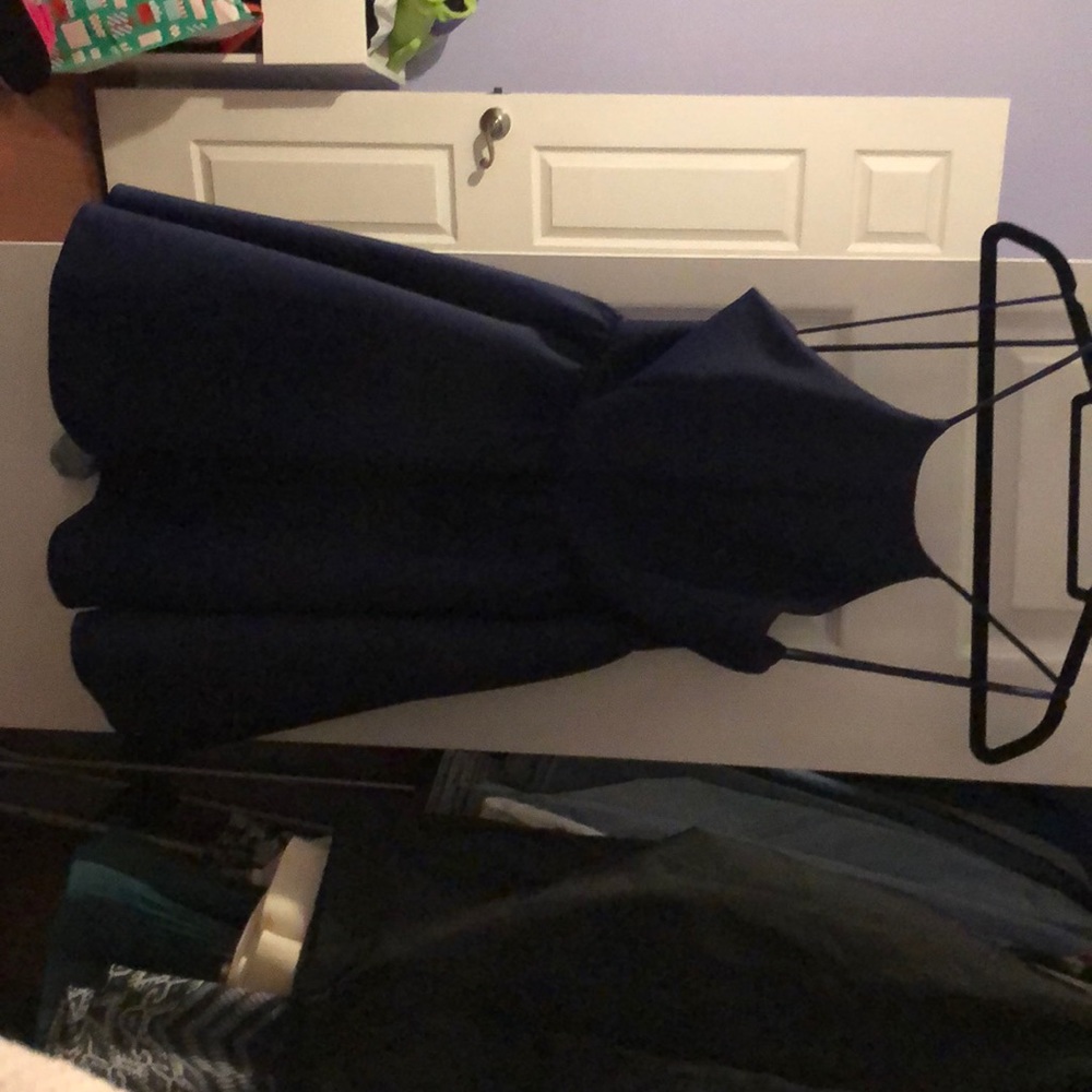 Navy blue dress